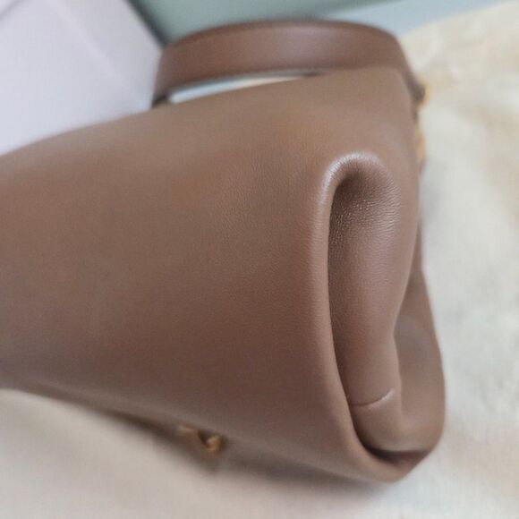 Tory Burch Cleo Leather Bag In Moose - Picture 8 of 14